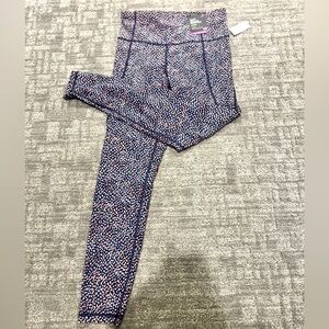 NWT GapFit Purple Speckled Leggings Size S